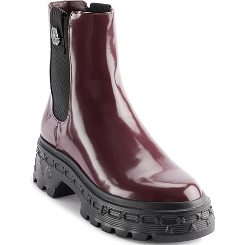 KARL LAGERFELD Women's Londyn Lug Sole Chelsea Boots