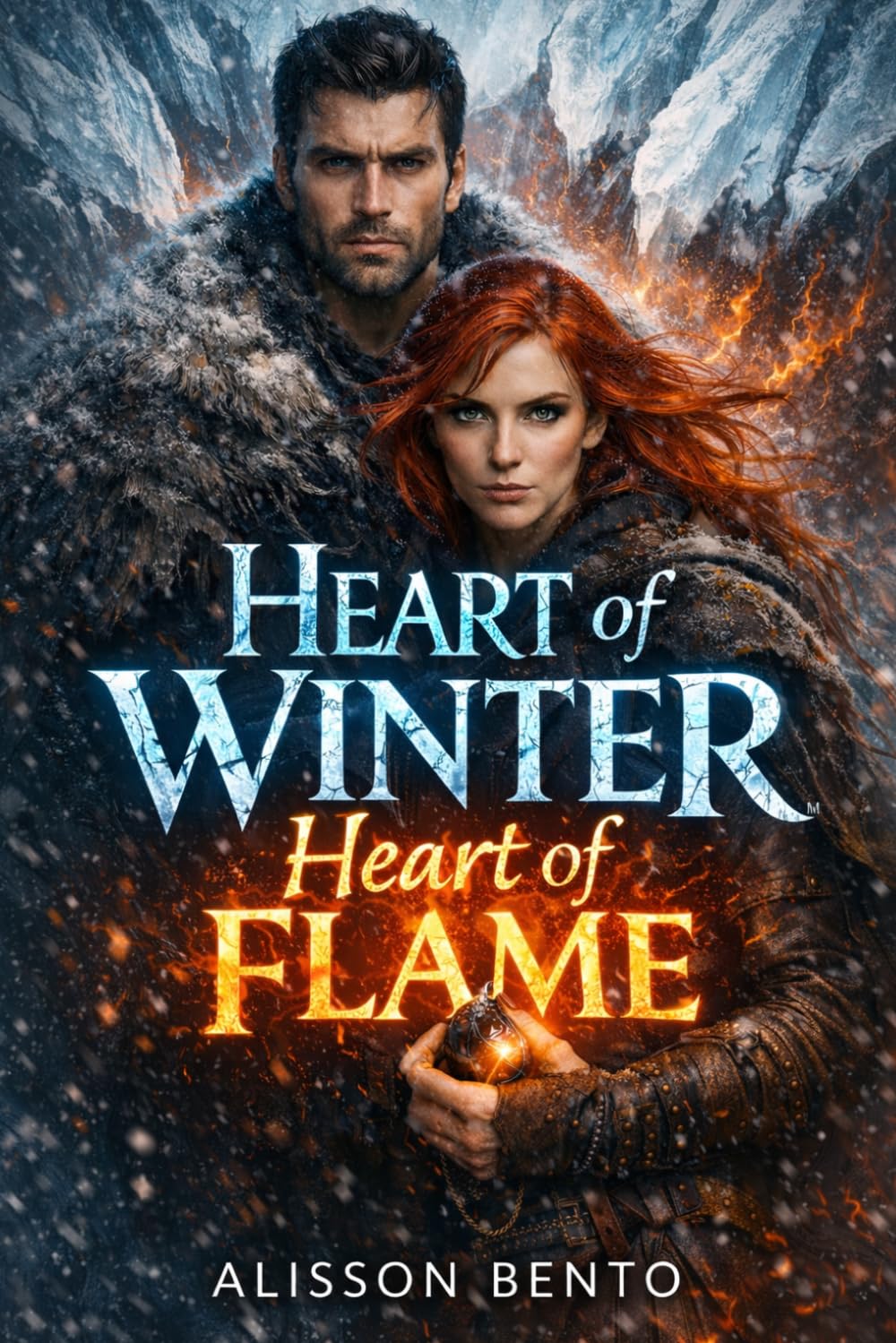 Heart of Winter, Heart of Flame: A High-Stakes Romantasy of Siege, Sorcery, and Slow-Burn Desire (The Savage Hearts Series)