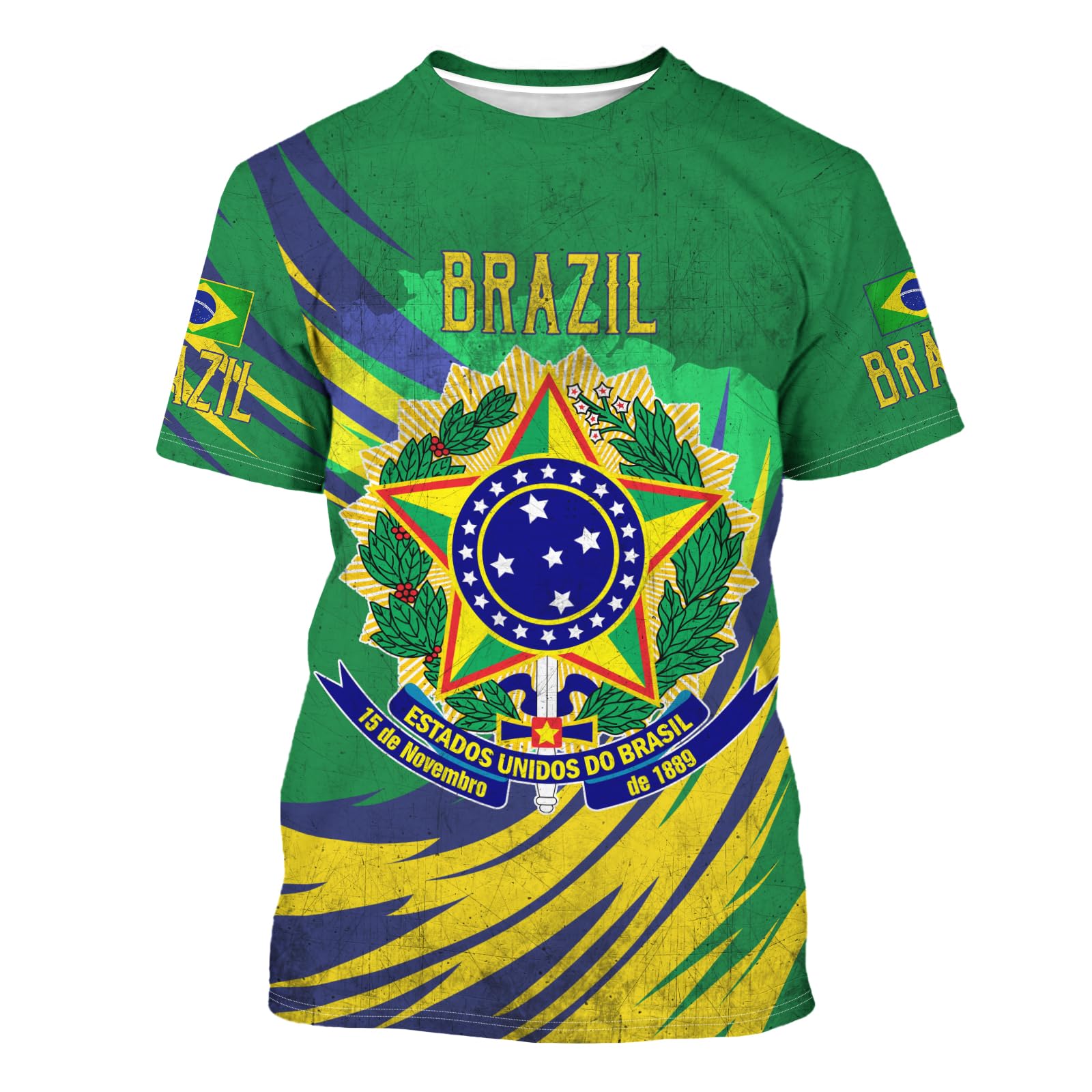 NLZITraditional 3D Graphic Printed Unisex Shirts Casual Short Sleeve Tee