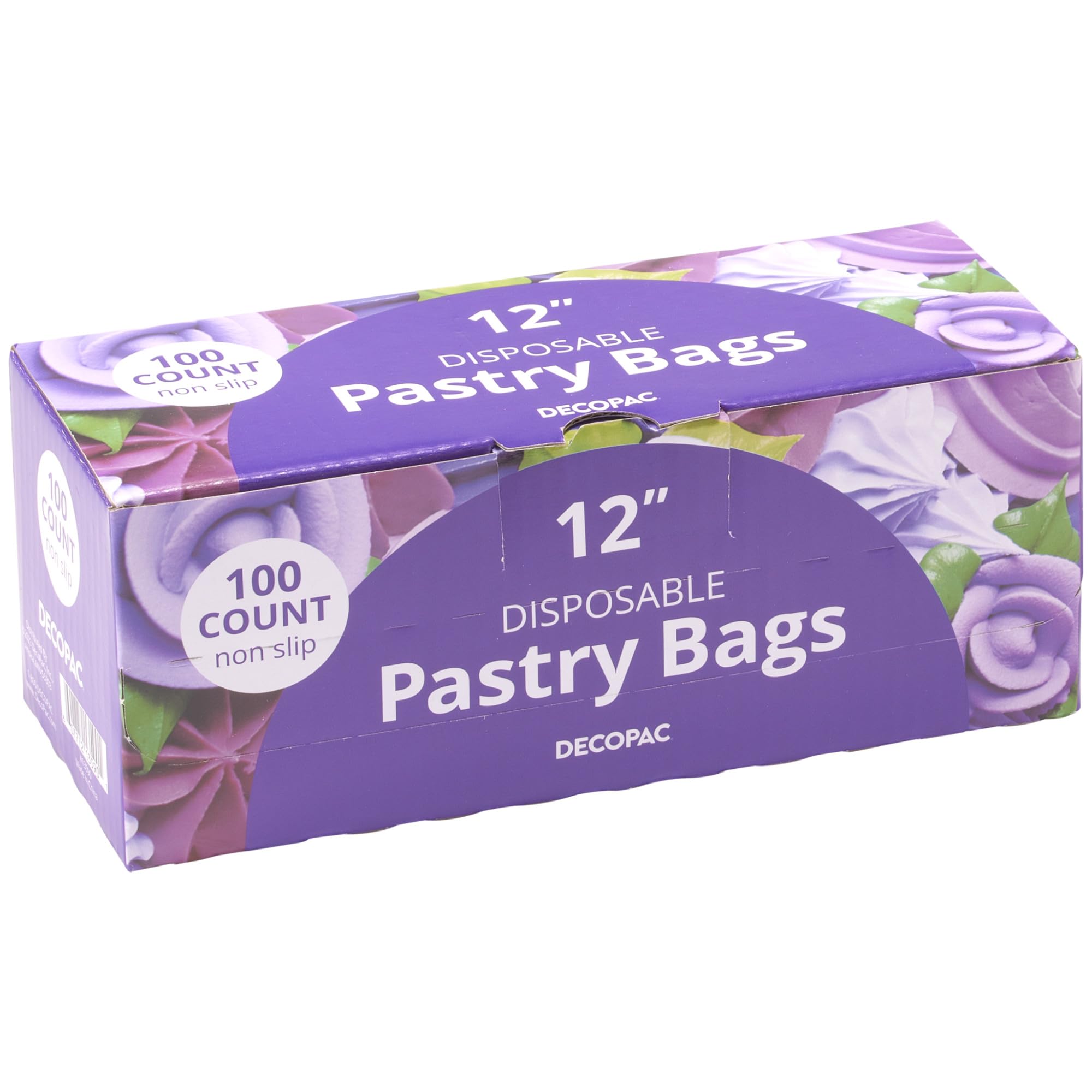 DecoPac 13590 Disposable Pastry Bag 100 Count Spritzbeutel, Kunststoff, Transparent