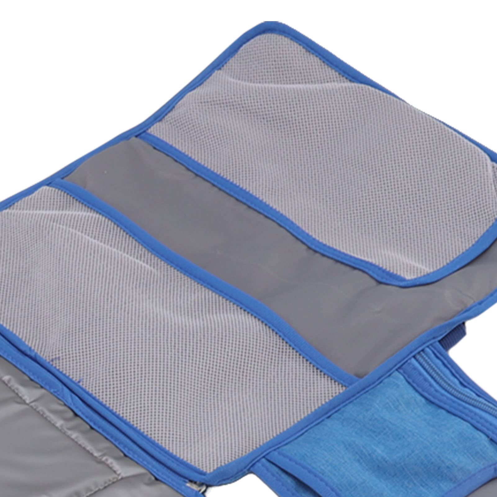 Cocoarm Fasciatoio per Neonati, Fasciatoio in Tessuto Non Tessuto, Pieghevole, Manico Staccabile, Portatile, per Pannolini da Viaggio, per Mamme, papà, Passeggino, Gite in Auto (BLUE)