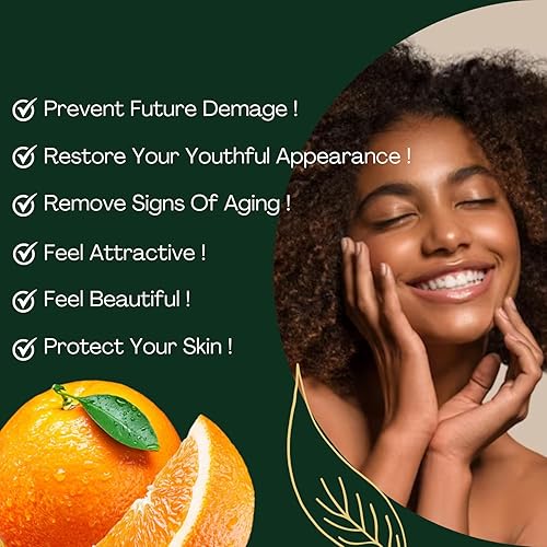 Miniatura 4 de Vitamin C Serum, Professional Face Serum, Anti Aging Face Serum with Vitamin C, Vitamin E, Hyaluronic Acid, Brightening Serum, Serum For Dark Spots