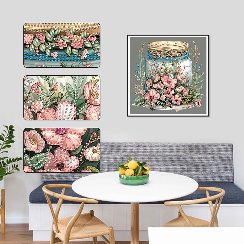 Anuver Diamond Painting Kit AN072 - Complete DIY Diamond Art Kits With Canvas, Diamonds & Tools, Fun Craft For Adults & Kids, Home Decor Gift Idea