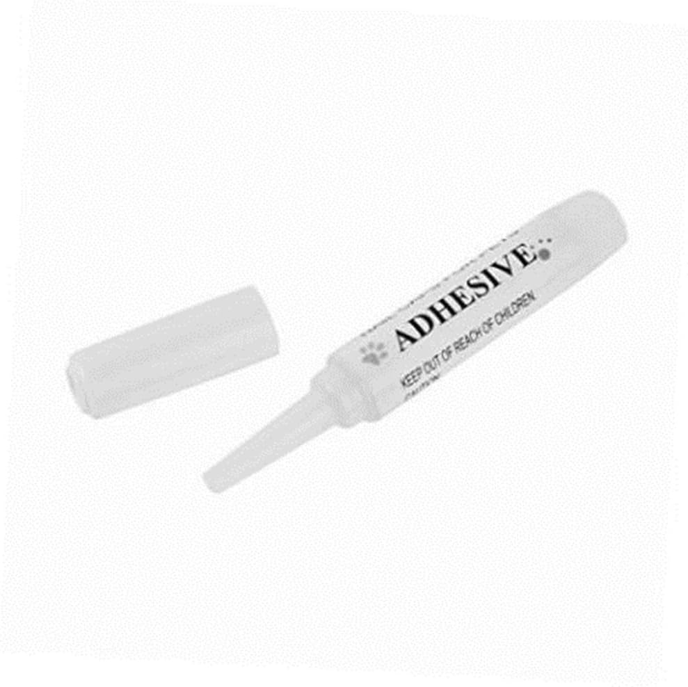 Brostown Pet 10 Adhesive Glues & 15 Applicator Tips for Cat or Dog Nail Caps