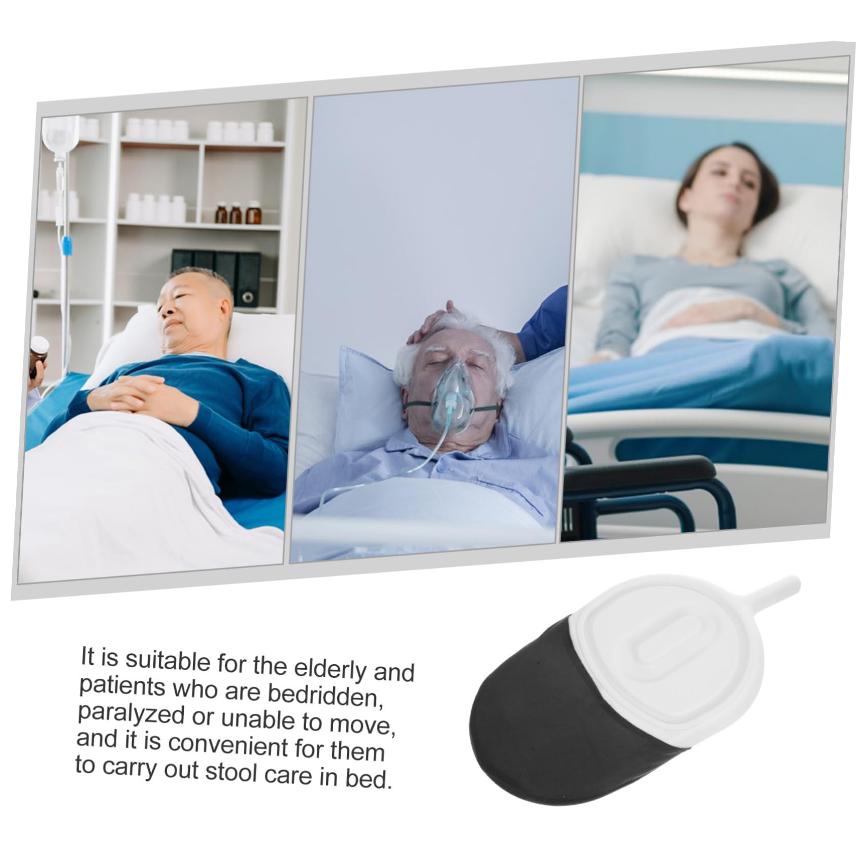 Padella Letto Portatile per Pazienti, Pp Ergonomica | Uso Casa e Viaggio, Design Leggero, Struttura in Stoffa, Praticità per Degenza e Mobilità