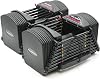 Mancuernas ajustables PowerBlock Pro 50, vendidas en pares, 5-50 lb | Par de mancuernas todo en uno con construcción de acero duradero, entrenamiento versátil 1