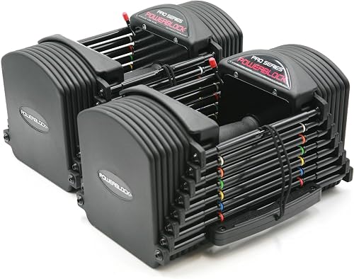 PowerBlock Pro 50 Adjustable Dumbbells 5-50 lb