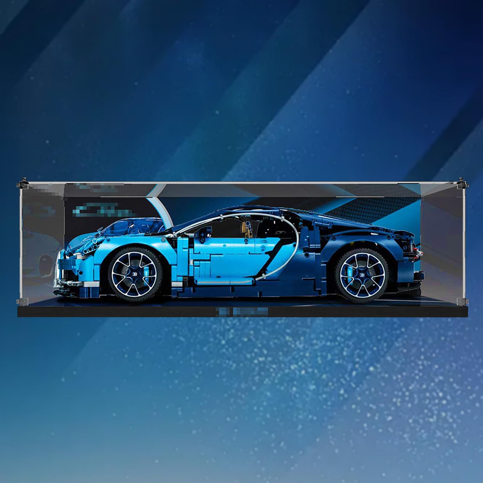 Display case for Lego Technic Bugatti Chiron 42083 Acrylic Display Case Le-go Technic (Not Included Model)