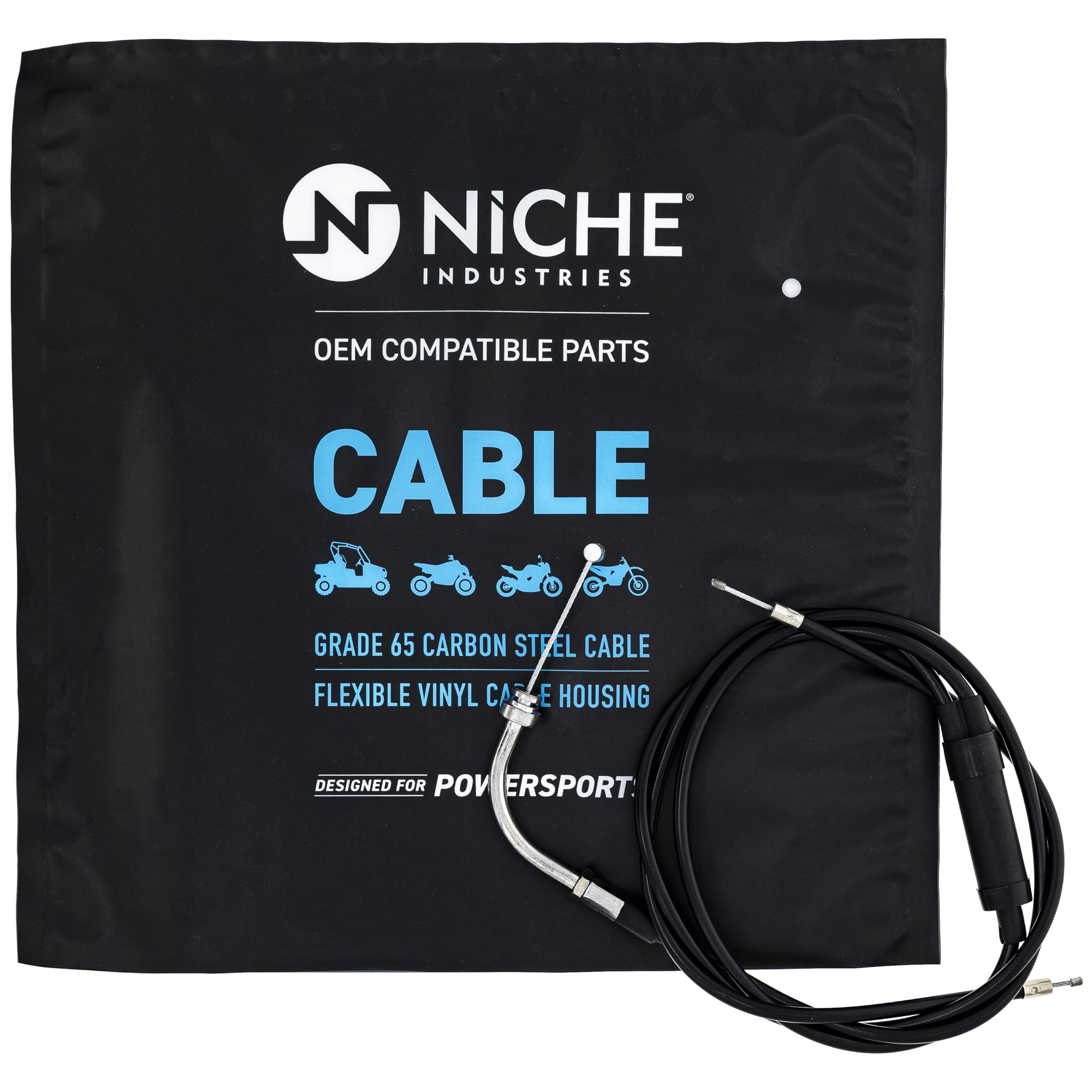 Amazon.com: NICHE Throttle Cable for Kawasaki G3 G5 KD100 KD80