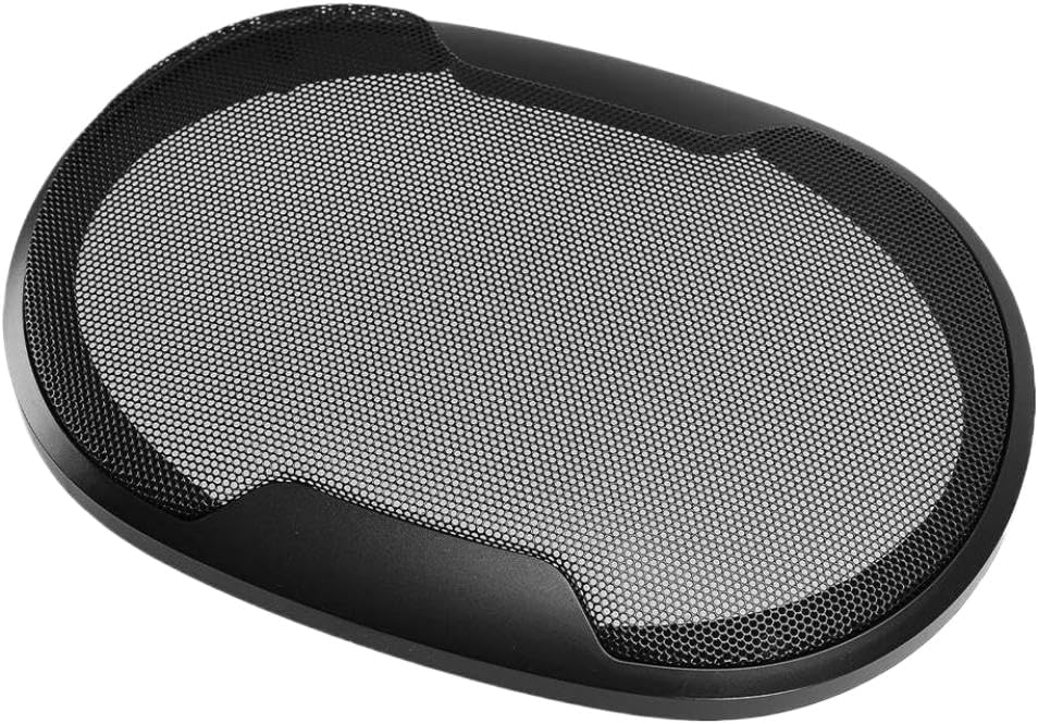 Black 6"x9" Car Speaker Grille Mesh Cover Woofer Guard Protector Compatible with Automotive Speakers