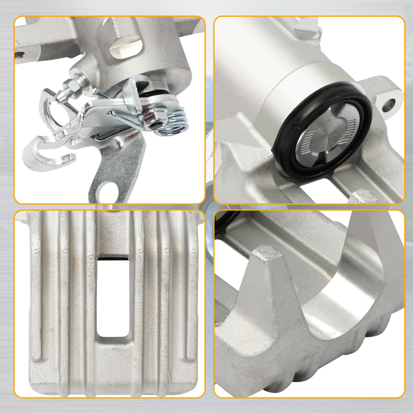 Bremssattel Bremszange Hinten Rechts Kompatibel mit Audi A3|Kompatibel mit VW,EOS,Golf Plus|Kompatibel mit Skoda Octavia II|Kompatibel mit Seat Altea,2003-2019#1K0615424J
