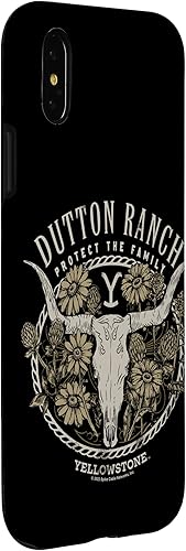 Vista 9 de Funda para iPhone 11 Yellowstone Dutton Ranch Steer Logo