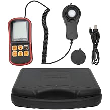 1030 Meter, Digital Illuminance Meter with TEM urement, Split for Use, Range Up to 200,000LX, LCD Sn Di for urement in Daily