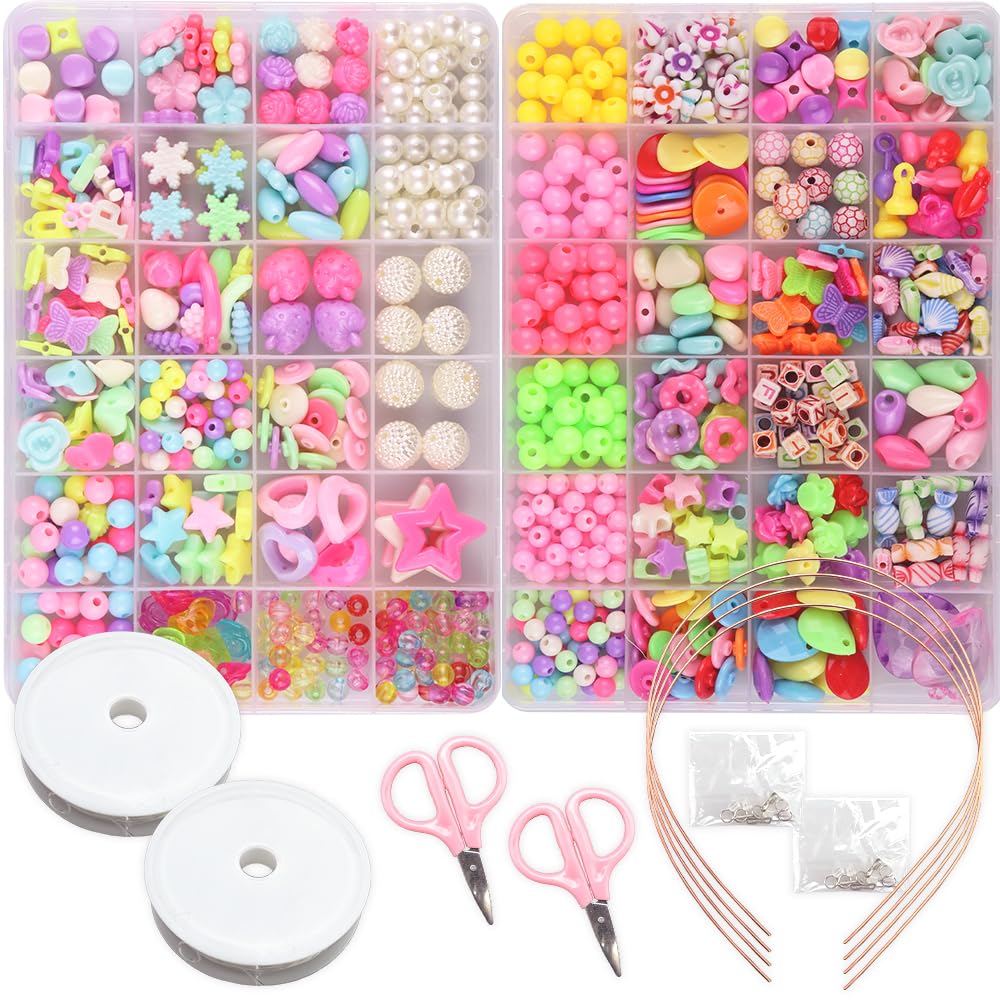 Amazon | ZAIDEA ビーズ アクセサリー キット 工具セット 女の子 子供 