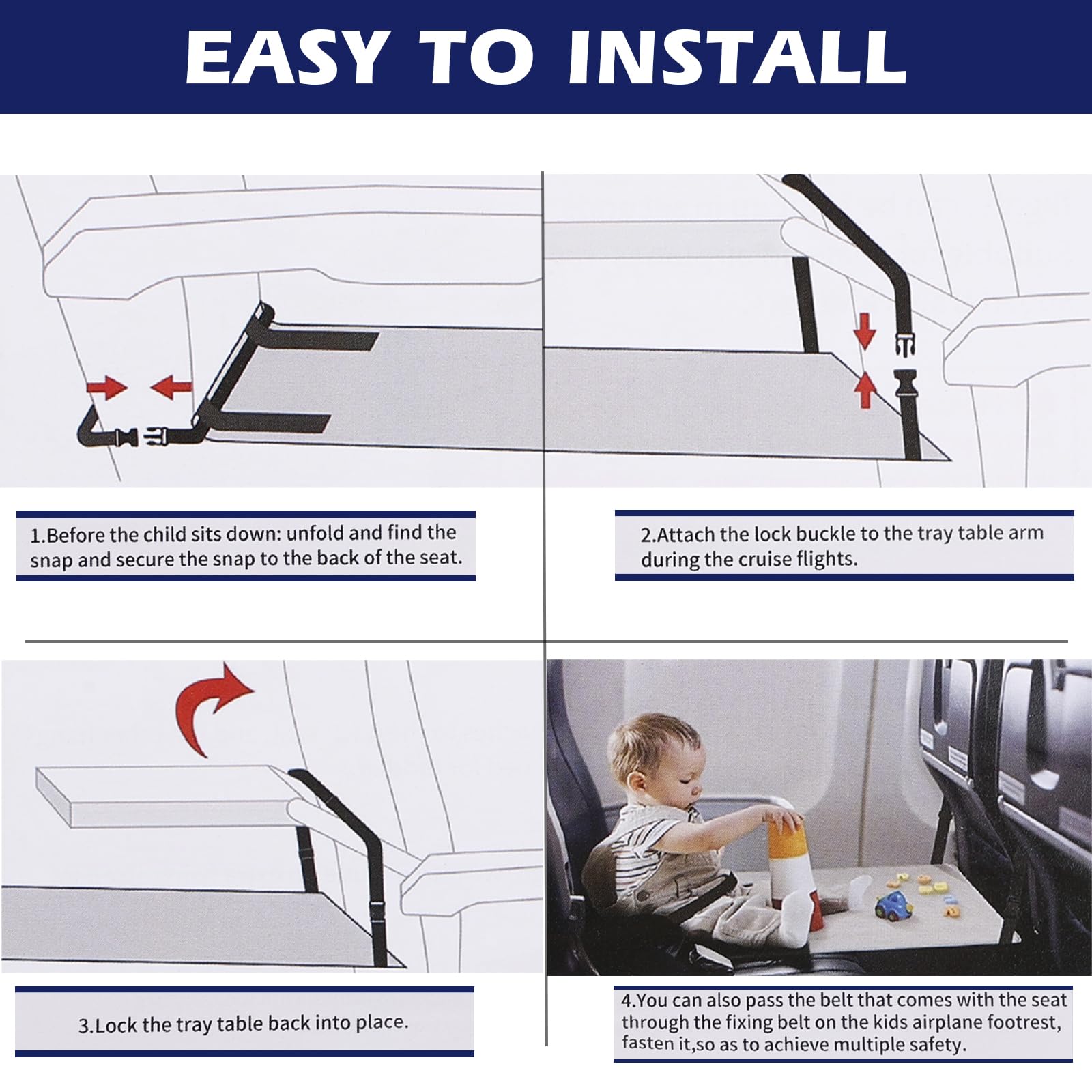 Estensione del sedile dell'aereo per bambini: 79 x 44 cm Poggiapiedi in aereo per bambini per viaggio, lettino da viaggio pieghevole e portatile per aereo, accessori da viaggio, cielo stellato