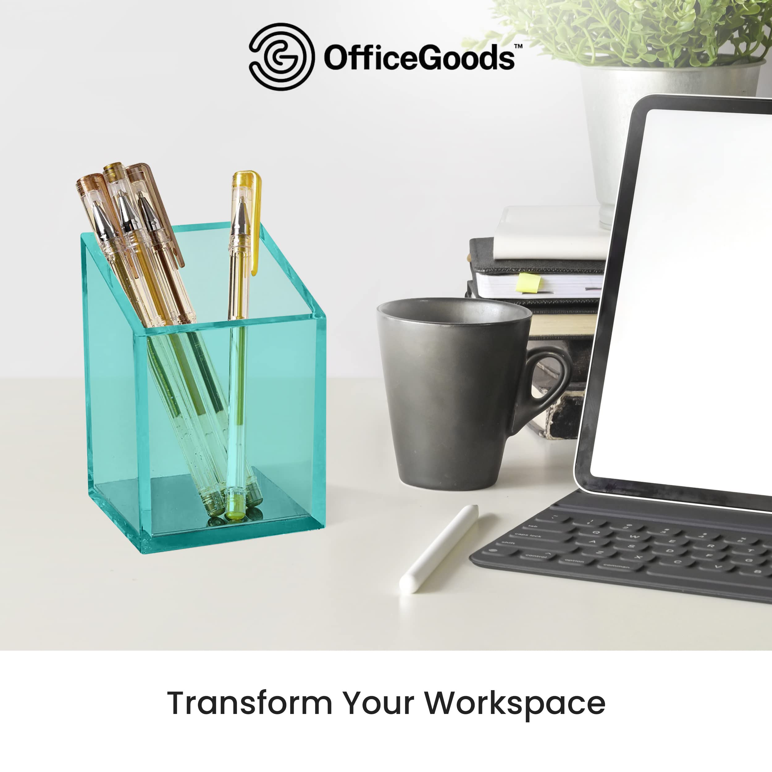 Acrylic Pen & Pencil Holder - Organize Your Desk! -5