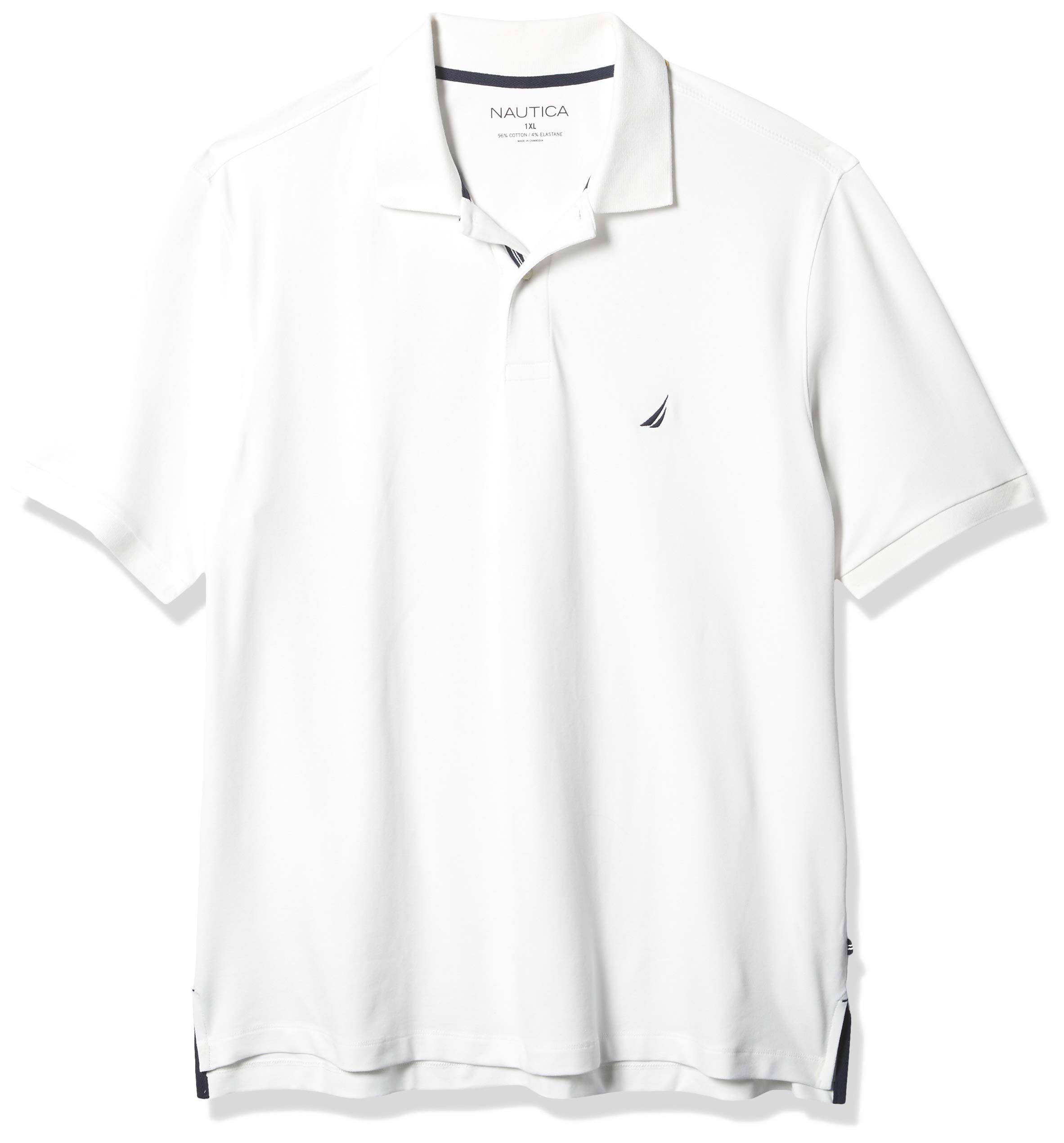 Nautica Men's Big & Tall Stretch Pique Polo Camisa de Polo Hombre