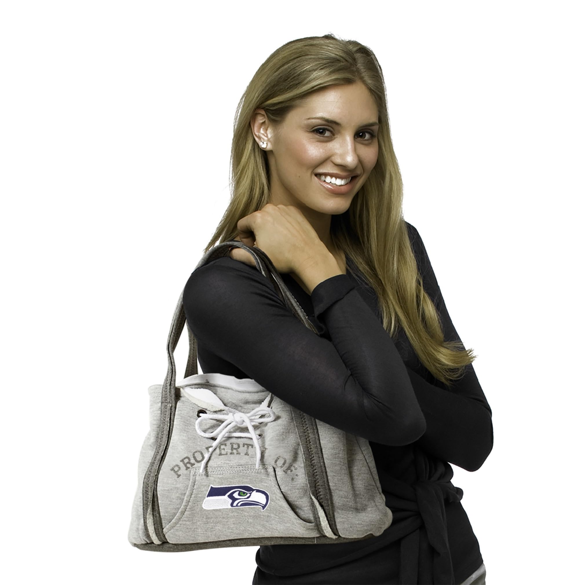 Little Earth Productions Littlearth Damen Purse NFL Hoodie Geldbörse, Team-Farbe, 9.5” x 15.5” x 4”