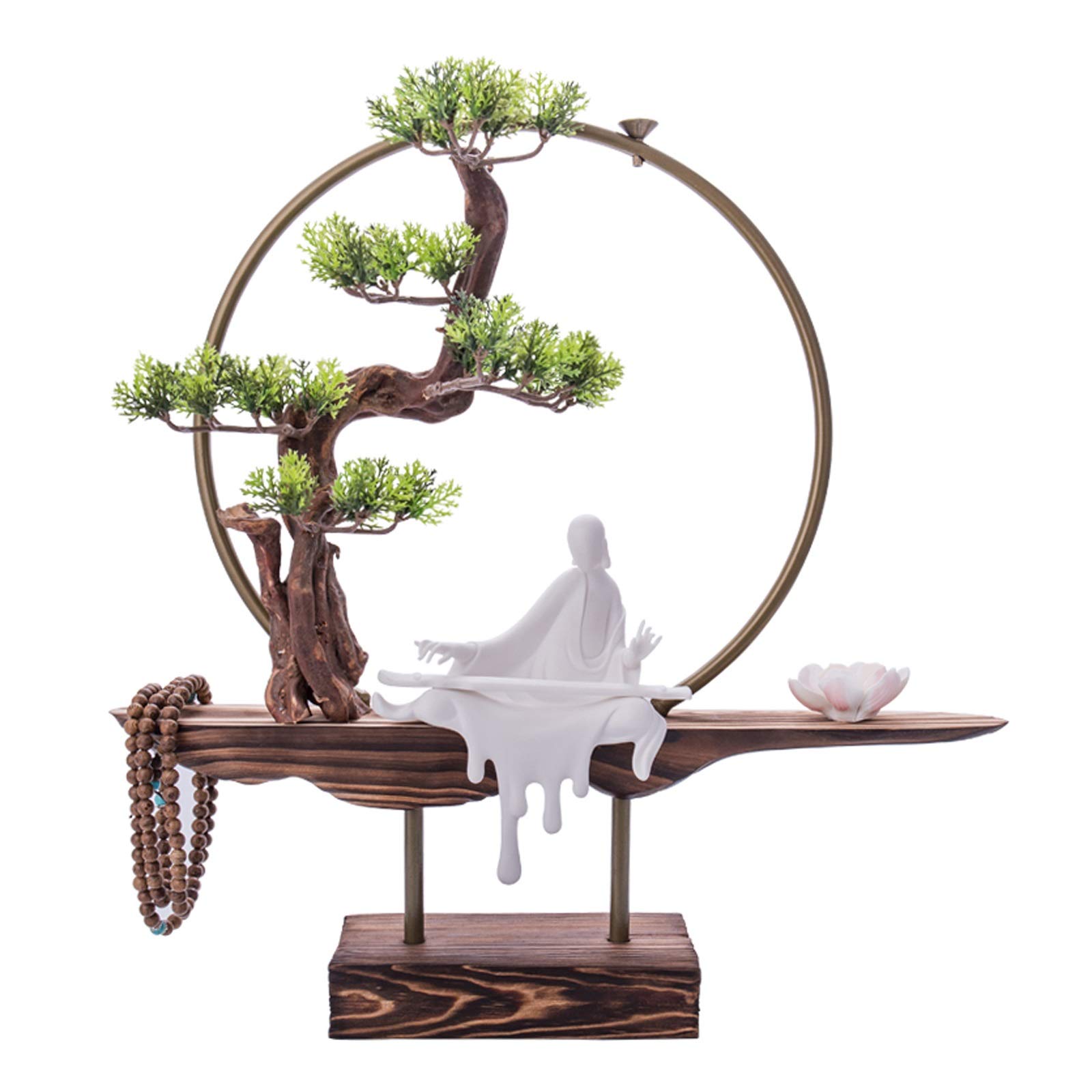 Arbre artificiel zen pour éliminer le stress du bureau au quotidien