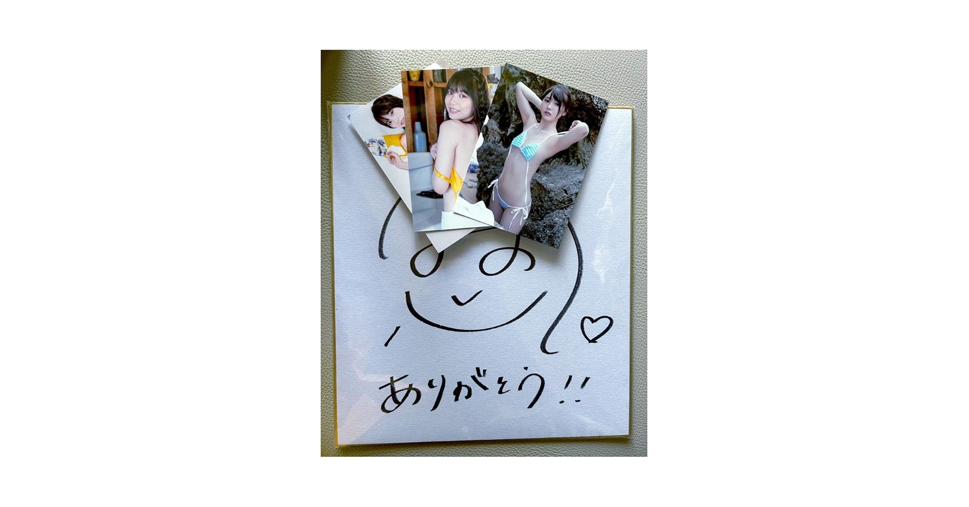 3枚セット　直筆サイン入り秘蔵生写真 鈴木佑捺 直筆サイン 秘蔵生写真 - メルカリ