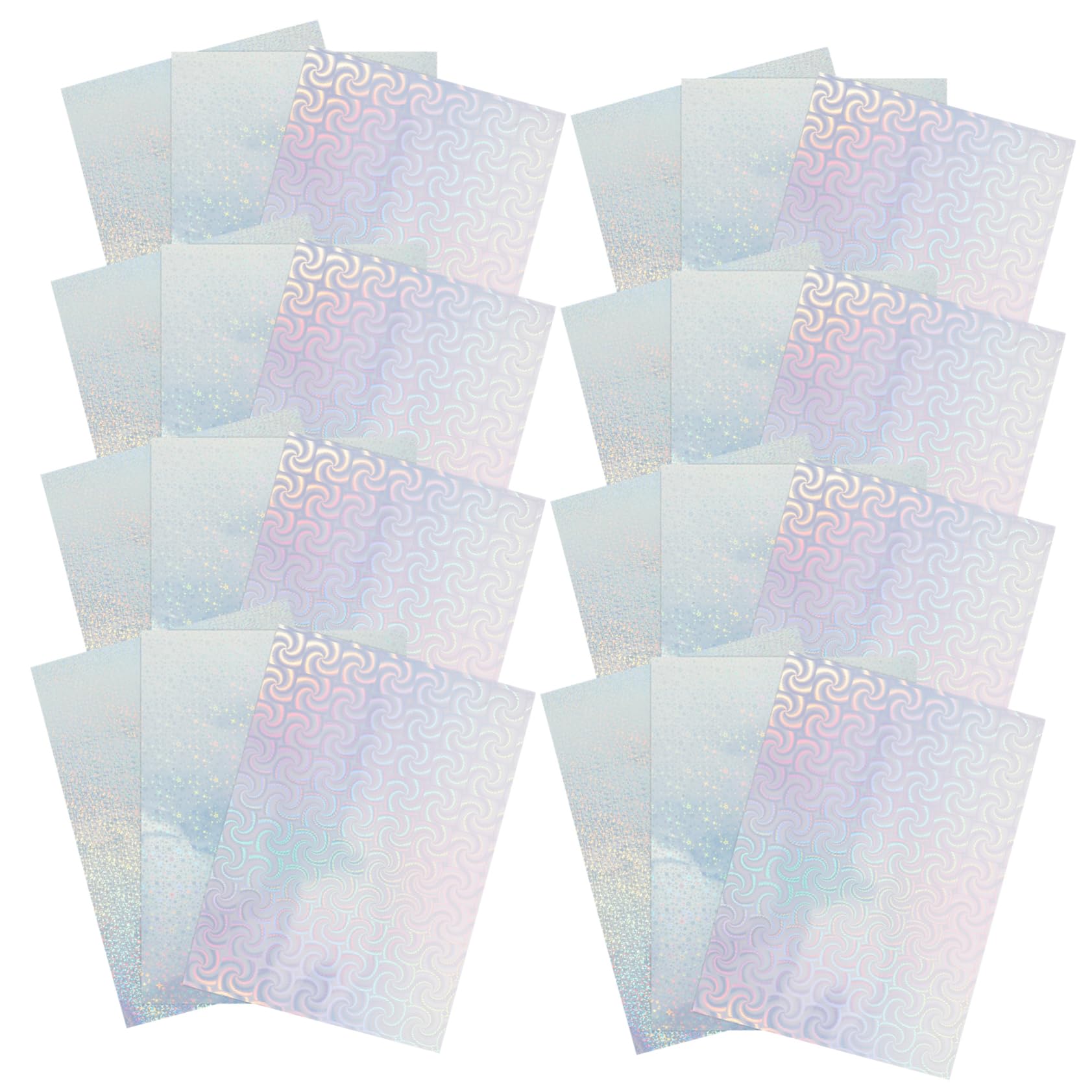 30 Stück Aufkleberpapier für Drucker, Aluminium Laminat, Bedruckbar