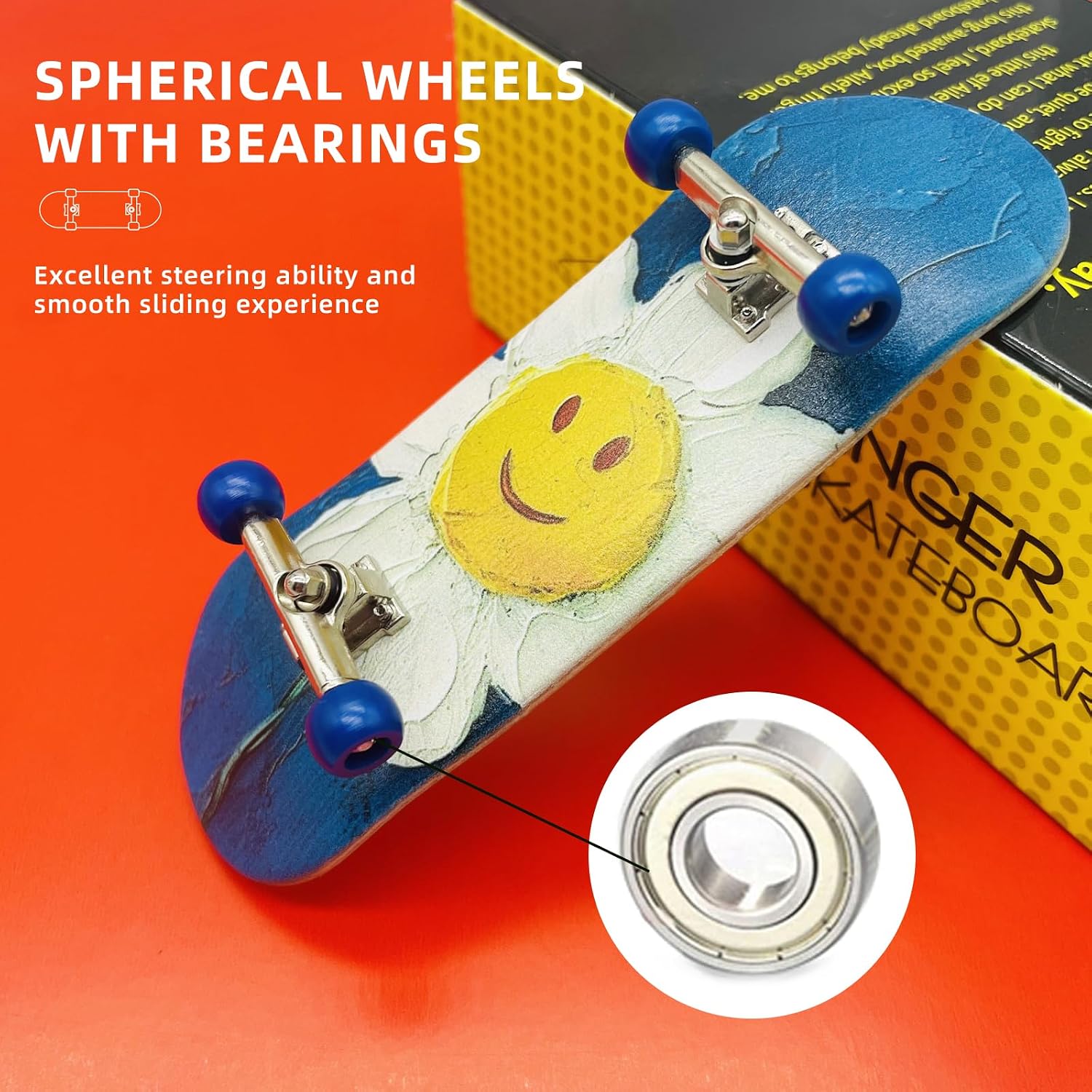 Pro Fingerboard 32mm Wooden Board Professional Finger Skateboard Trucks CNC Wheels with Bearings