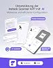Inateck Barcode Scanner Bluetooth 2D 1D Wireless Handheld Scanner QR Code Scanner with Screen and Smart Base CMOS CCD Dual Module Larger Range Supports App SDK P8 SE