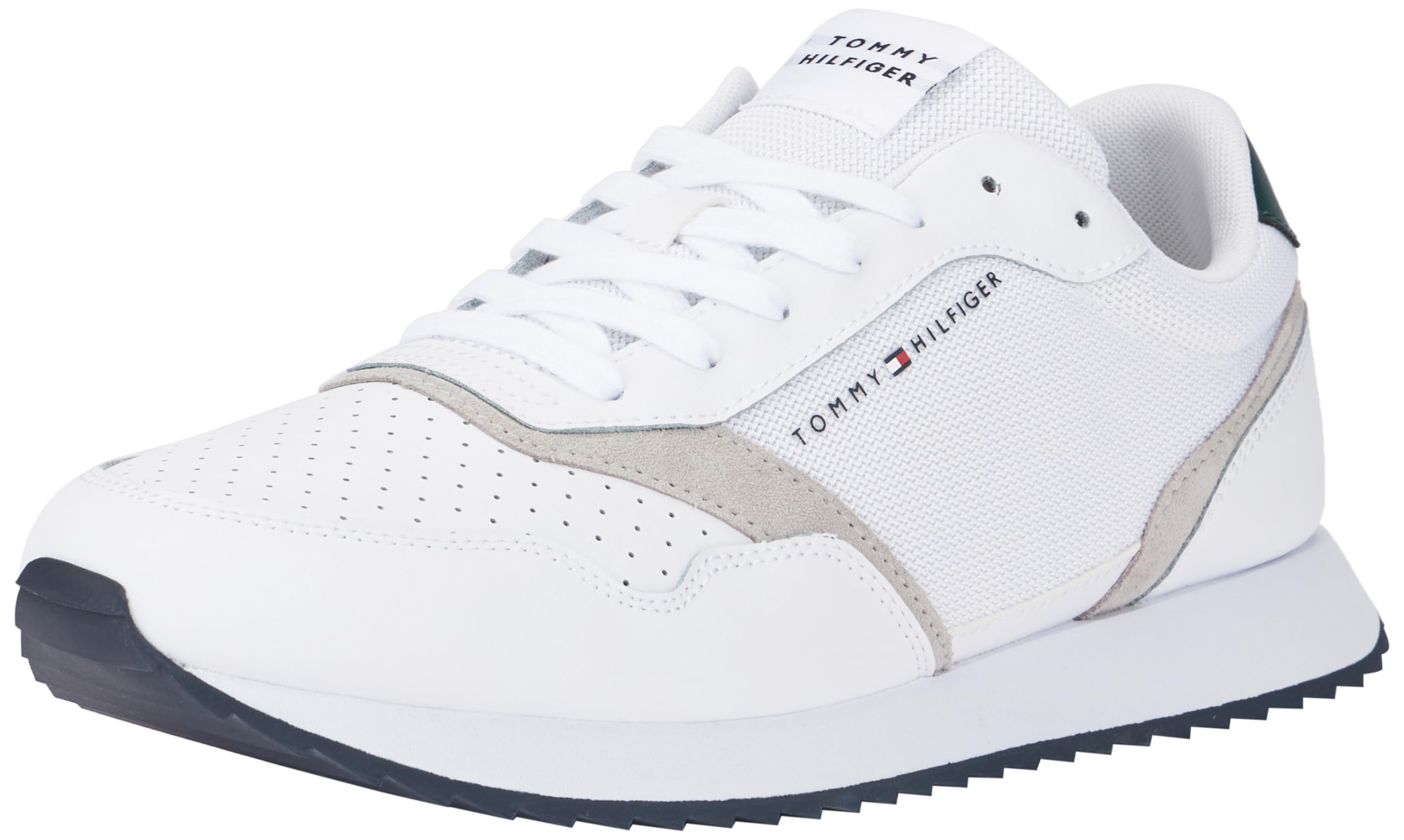 Tommy Hilfiger Uomo Sneakers da Runner Seasonal Mix Profilo Basso