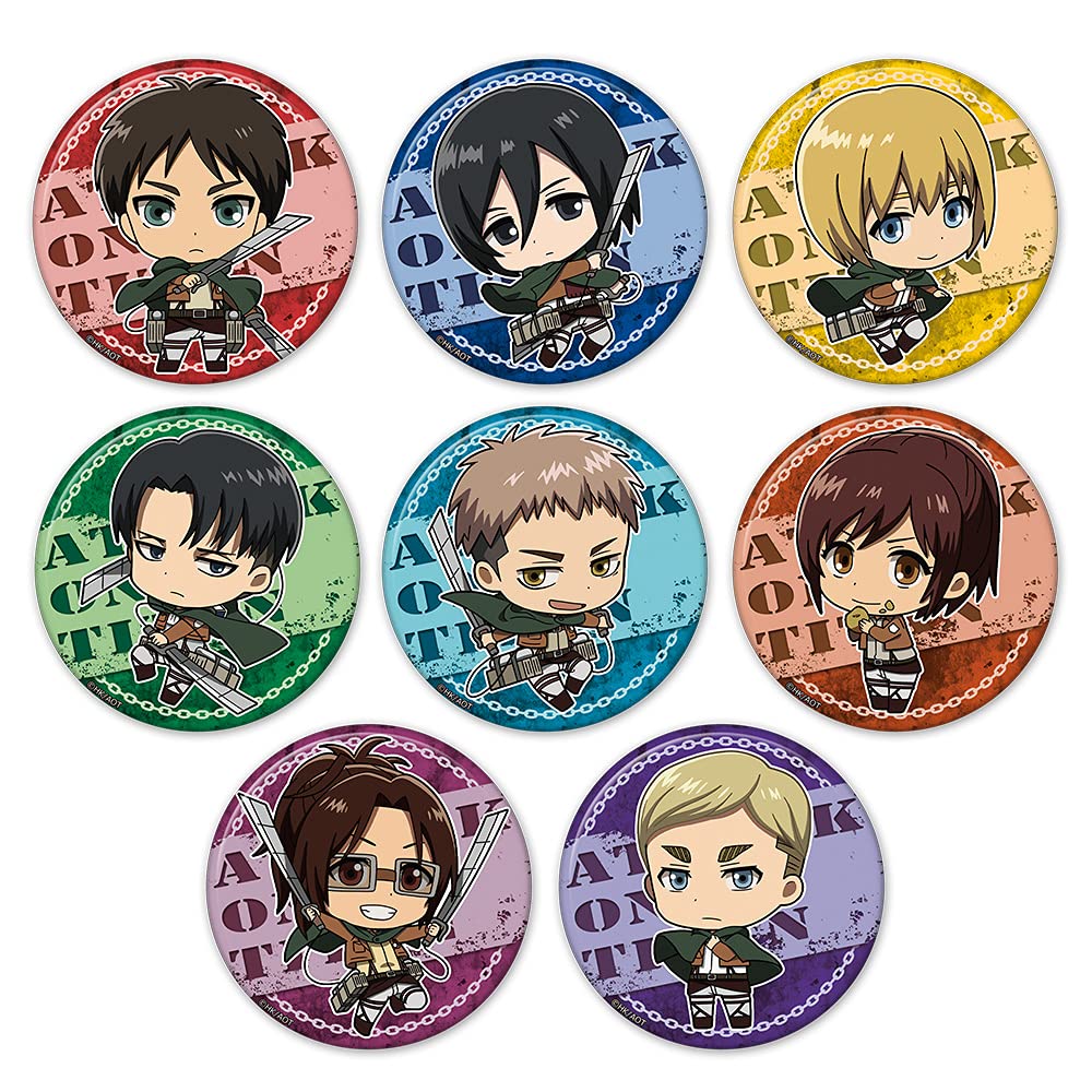 進撃の巨人 ファルコ 缶バッジ 2 9月再販商品】「進撃の巨人」墨絵風ちょいデカ缶バッジ vol.2