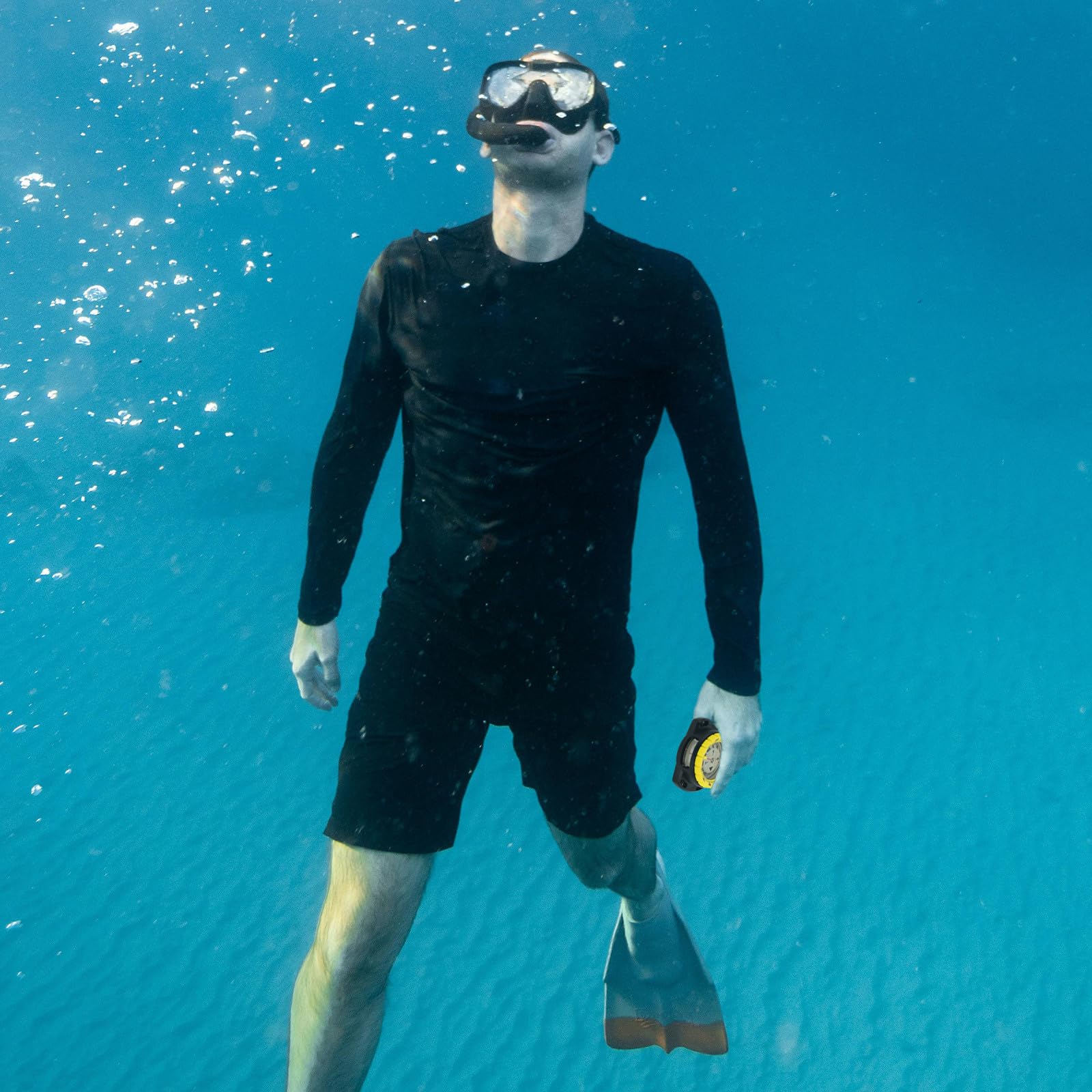 Bussola da Immersione Luminosa con Cinturino Elastico