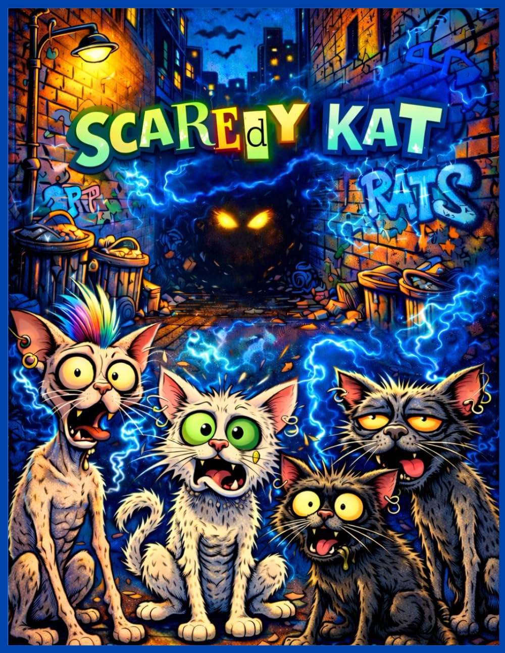 SCAREDY KAT: ADULT COLORING BOOK