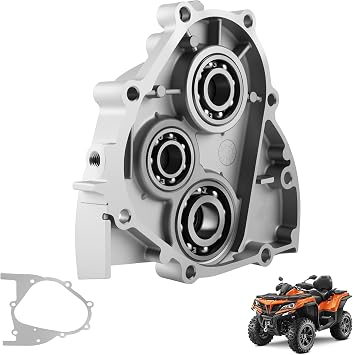 Gearbox Cover with Bearings and Seals with Gearbox Gasket for GY6 Scooter Motors 150CC and Up