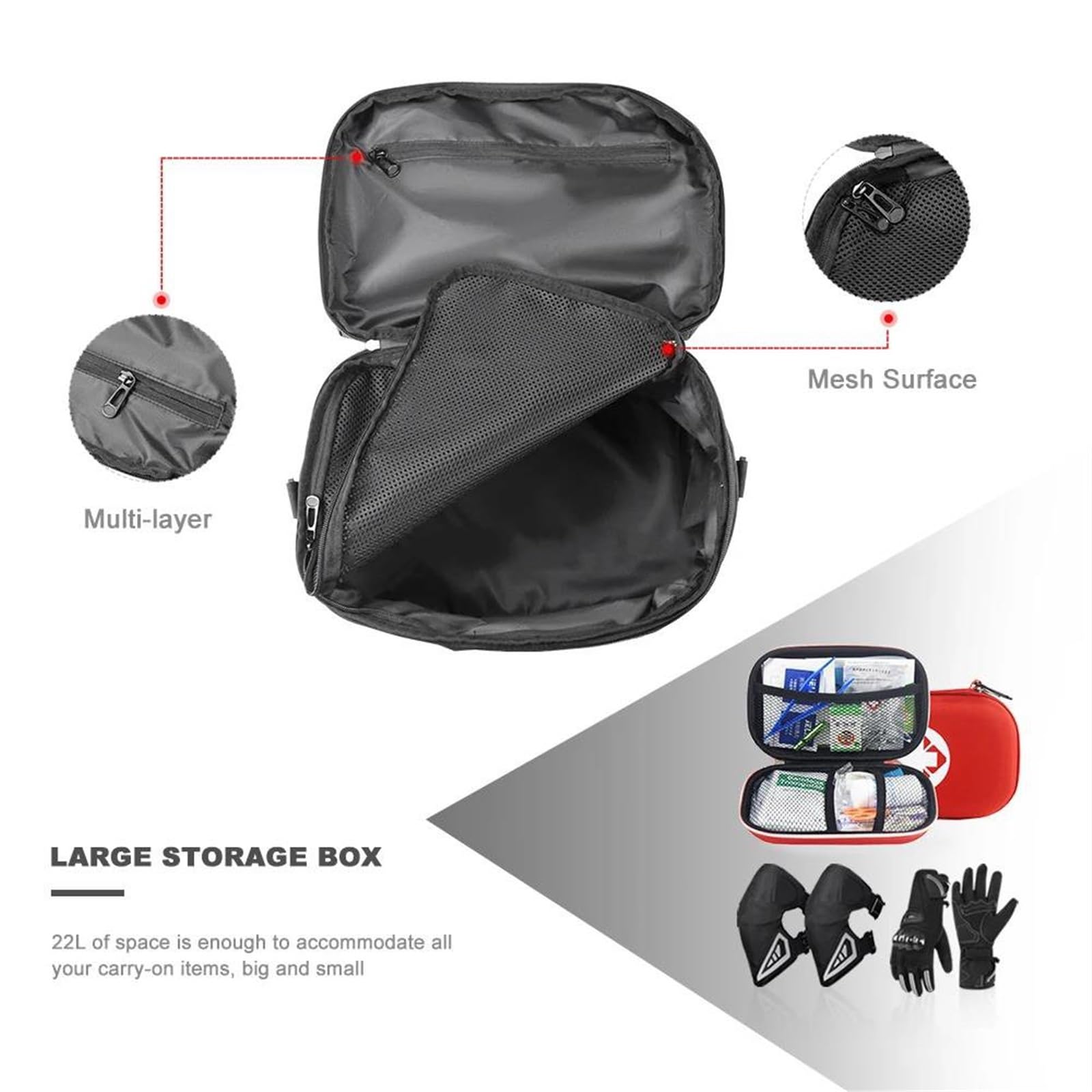 Borsa da campeggio per esterni Borsa Da Sella Per Moto, Bauletto, Borse Interne, Kit Di Attrezzi, Bauletto, Borsa Da Sella Per BMW Per R1300GS