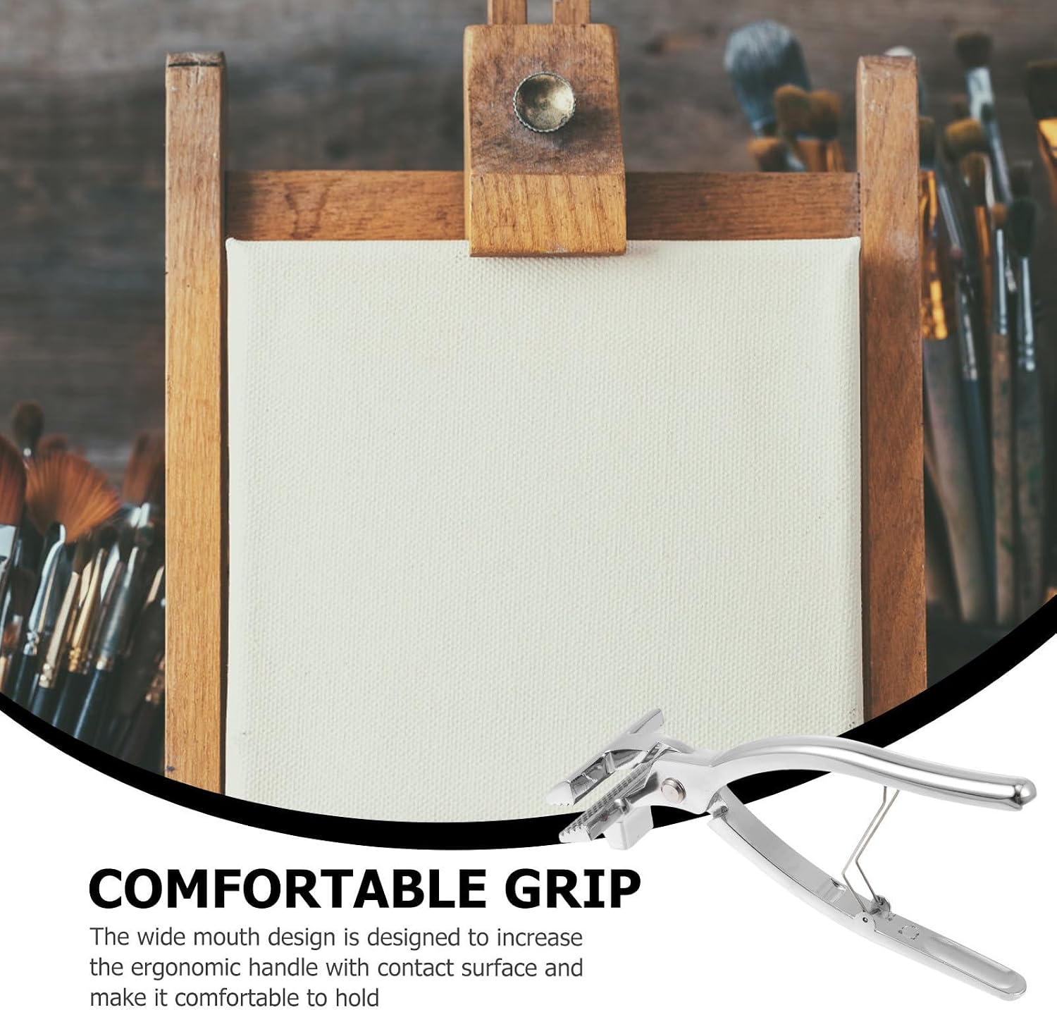 Canvas Stretching Plier for Picture Framers, Wide Mouth Tool