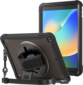 ProCase Rugged Kids Case for iPad 9th/8th/7th Generation 10.2 inch -Black