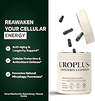 Vista 6 de Complejo de longevidad liposomal de UROLITINA A 10 en 1 de 1250 mg w. NAD+, ribósido de nicotinamida y resveratrol El apoyo mitocondrial