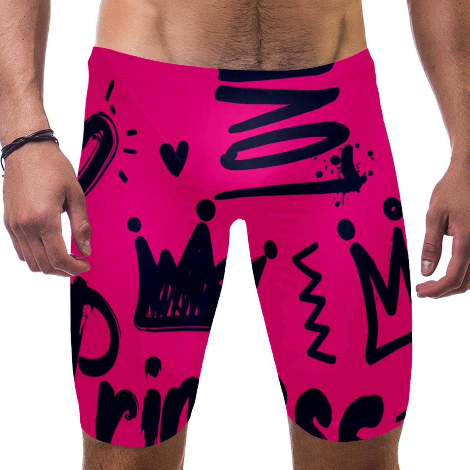 Jammers de natación para hombre Princess Rose Red Love en talla XL 7