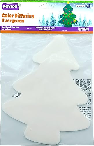 Roylco Evergreen Lot de 50 formes découpées à feuilles persistantes pour de magn