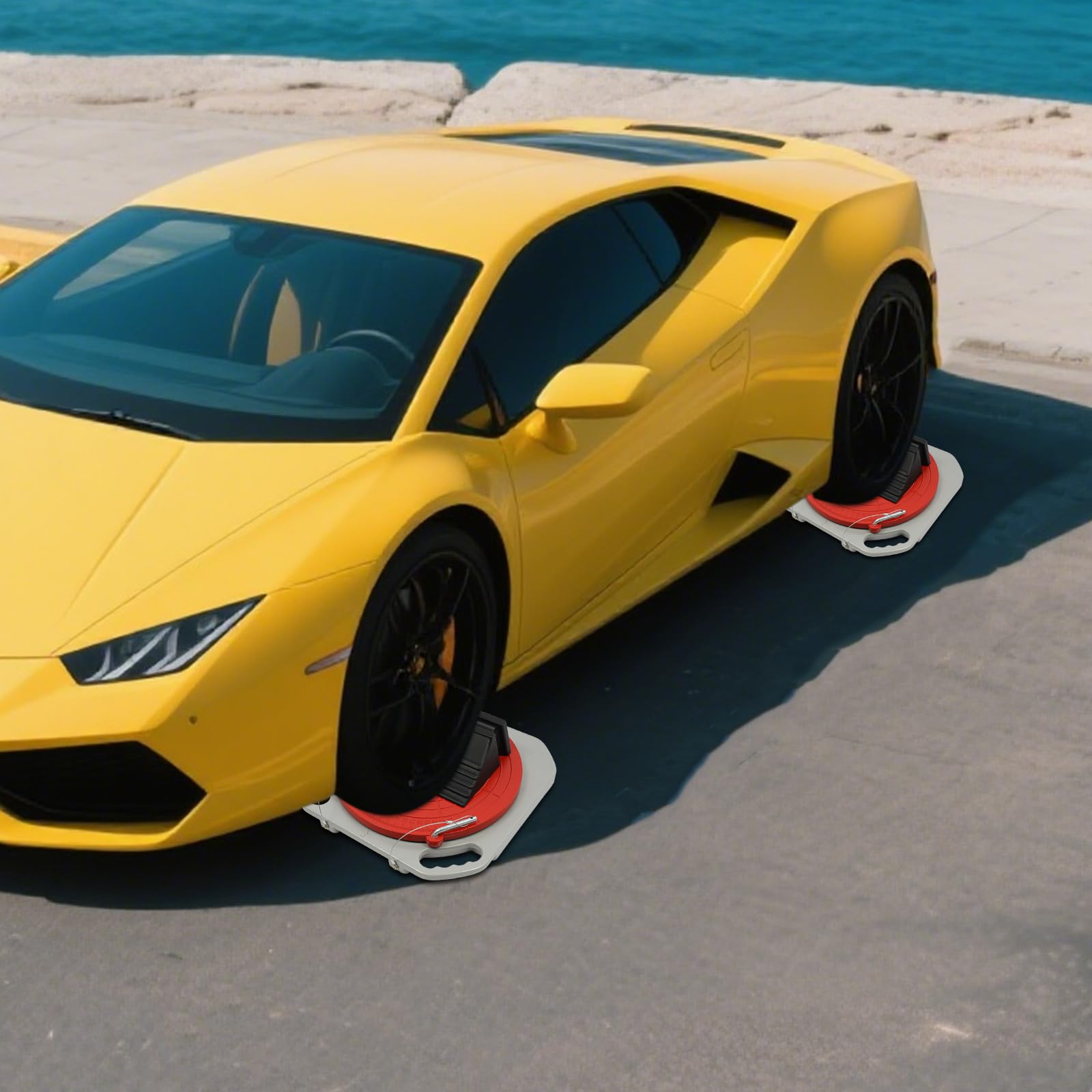 Plato giratorio de alineación de ruedas, un par de dispositivos de ajuste de carril para coche, giratorio 360°, capacidad de 4 toneladas, accesorios para herramientas completas de alineación y