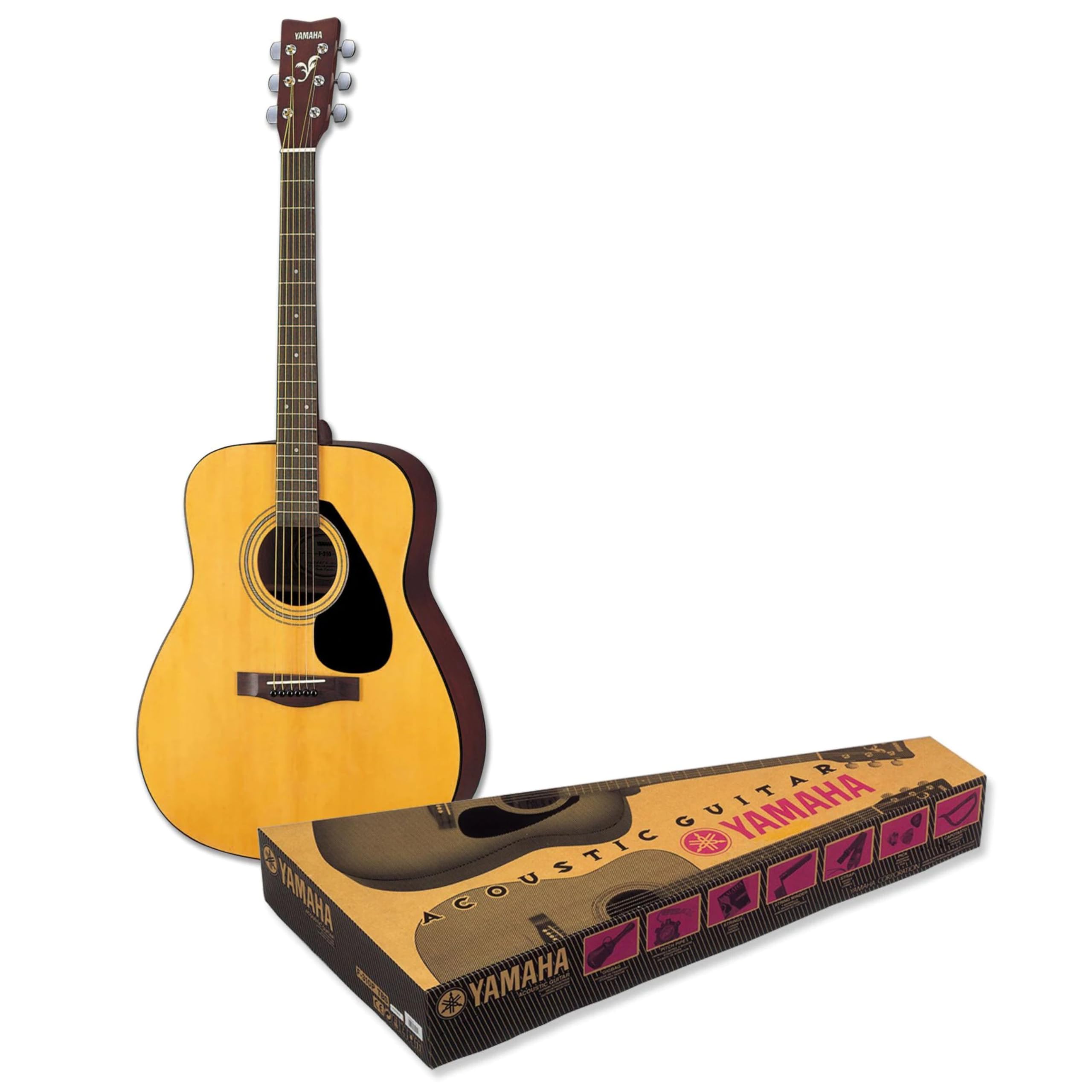 Yamaha F310P2 Full Size Acoustic Guitar Basic Start Pack - Natural