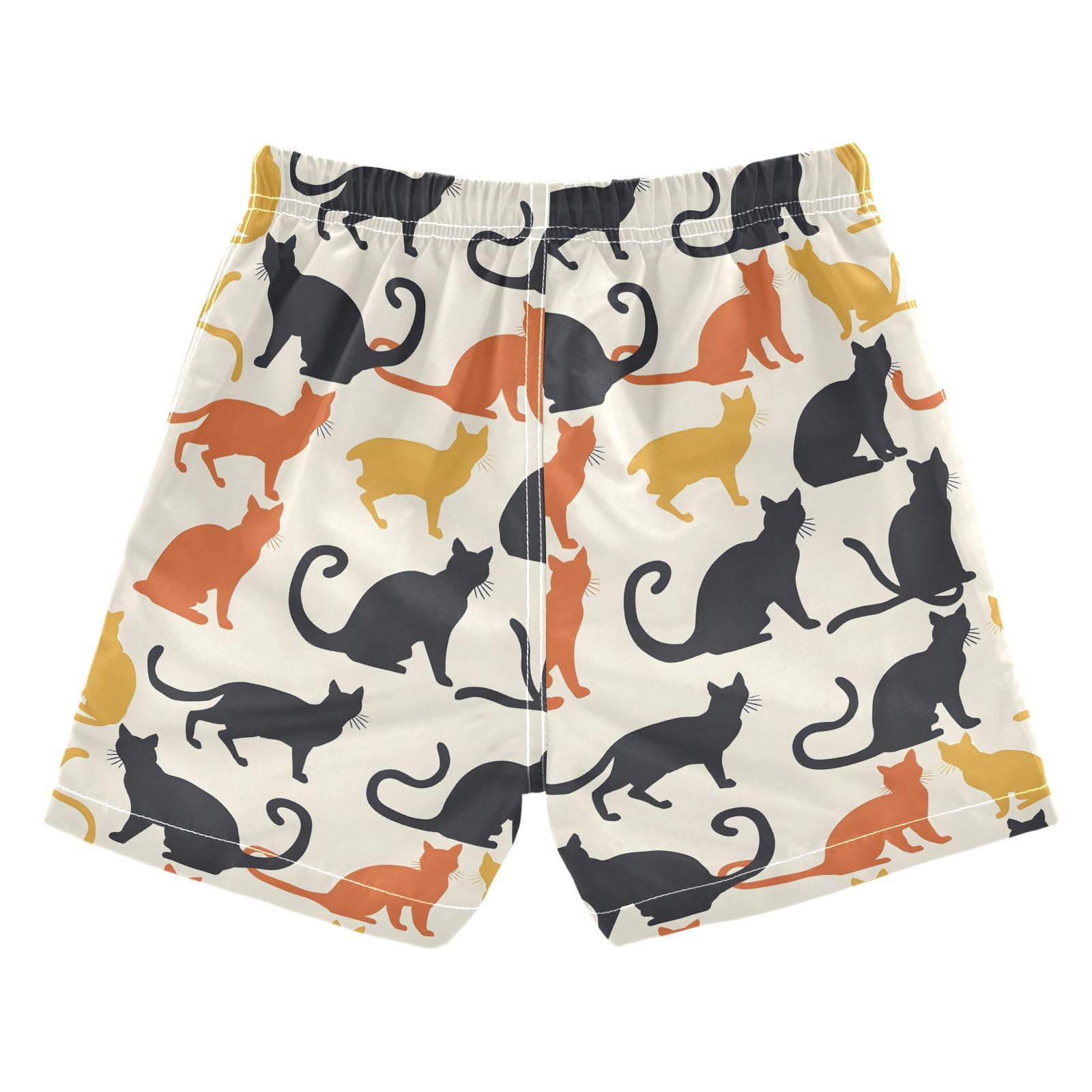 ALAZA Summer Daisy Peach Leaf Boys Quick Dry Beach Board Shorts Kids Swim Trunks Bathing Suit Swimsuit 5T