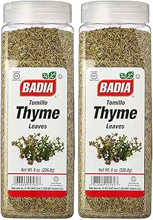 Badia Whole Thyme Leaves 8 Ounce (2 Pack)