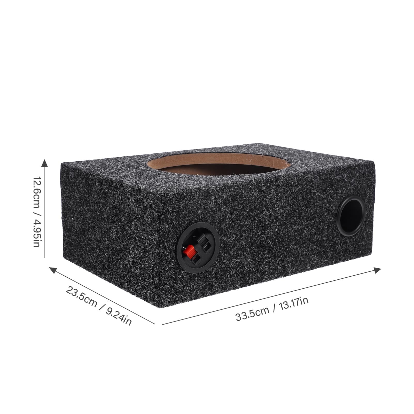 OUNONA Subwoofer Per Auto Da 8 Pollici - Box Sigillato Con Rivestimento in Moquette Perfetto Per Gli Dei Bassi