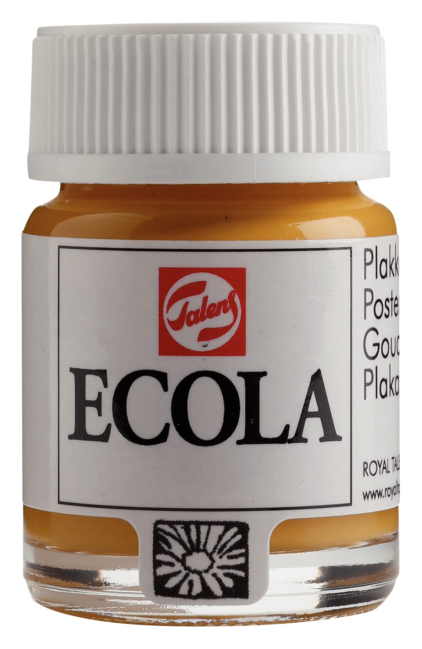 Talens Yellow Ochre Ecola Poster Paint Gouache 16 Ml Glass No. 227