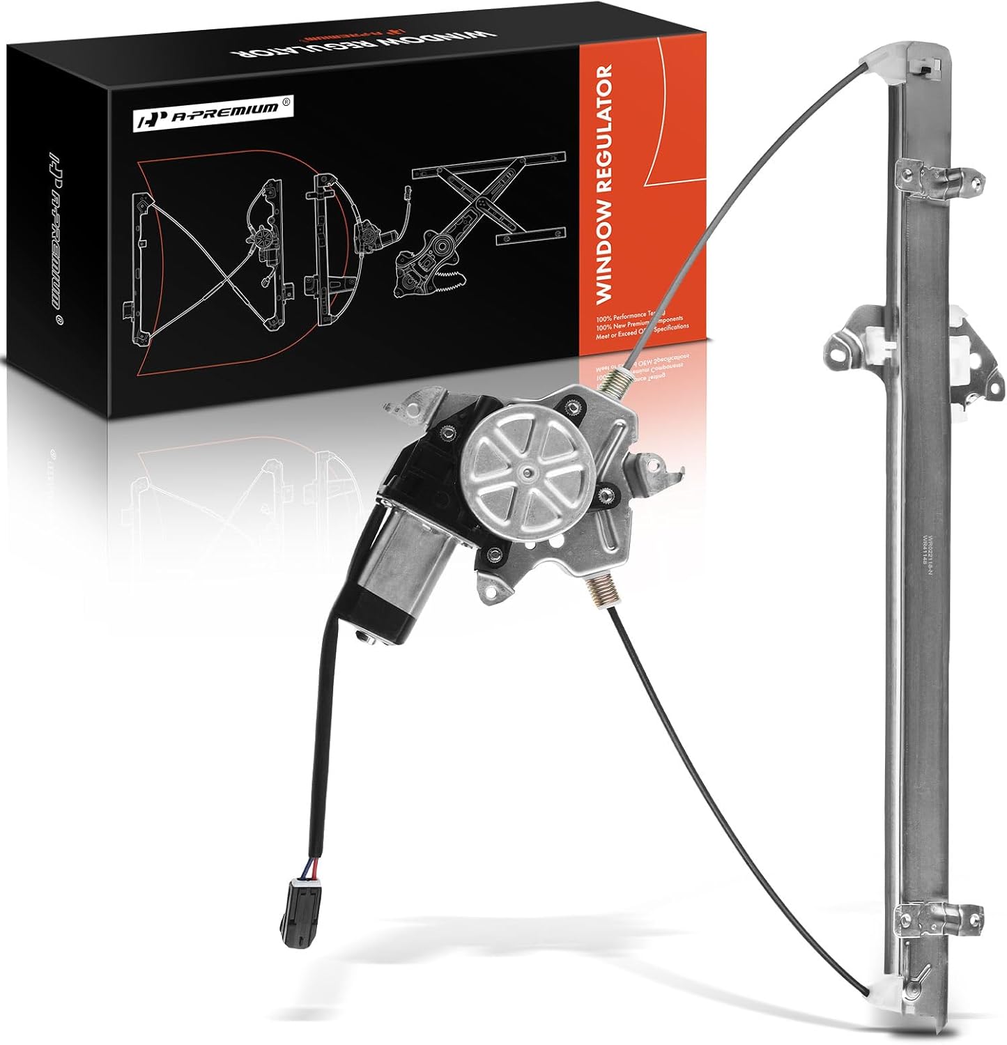 A-Premium Power Electric Window Regulator with Motor Compatible with Nissan Quest 1999-2002 Mini Passenger Van Front Driver Side