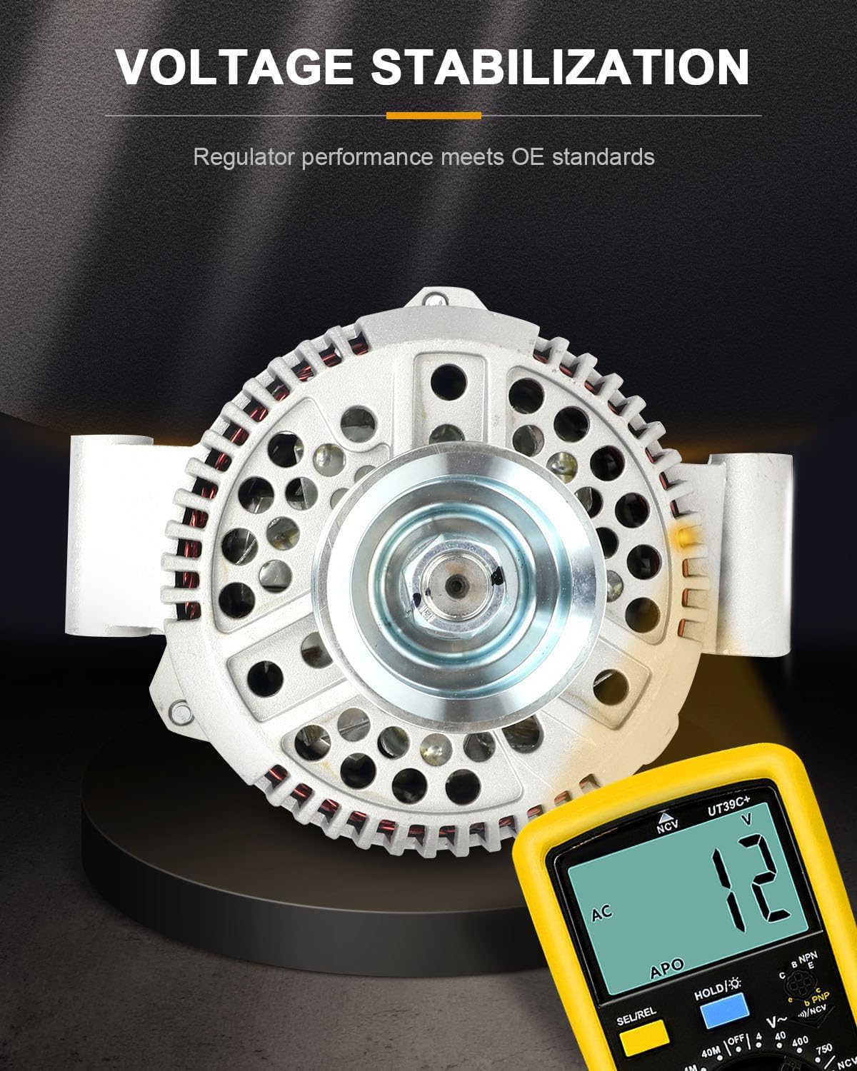 ROADFAR Alternator Compatible for for Ford for E-350 Club Wagon 2003,for Ford for E-350 Econoline 1995-1998,for Ford for E-350 Econoline Club Wagon 1995-2002, Replace 7768