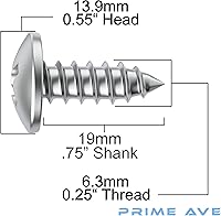 Vista 7 de Tornillos de matrícula de acero inoxidable para matrículas, marcos, cubiertas, juego de tornillos para placa de matrícula a prueba de óxido