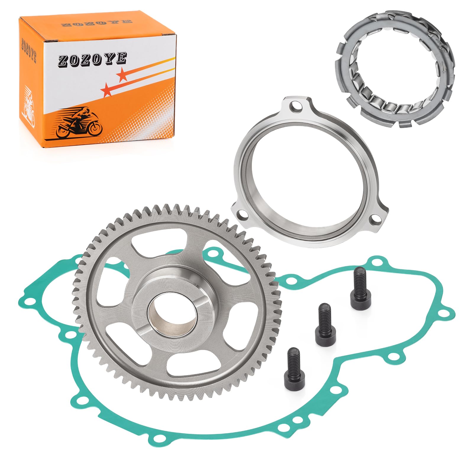 Kit de juntas de engranaje loco de embrague de arranque de rodamiento unidireccional para Polaris RZR 900 XP 2011-2012 RZR 900 XP 4 2012 6230467 1204184