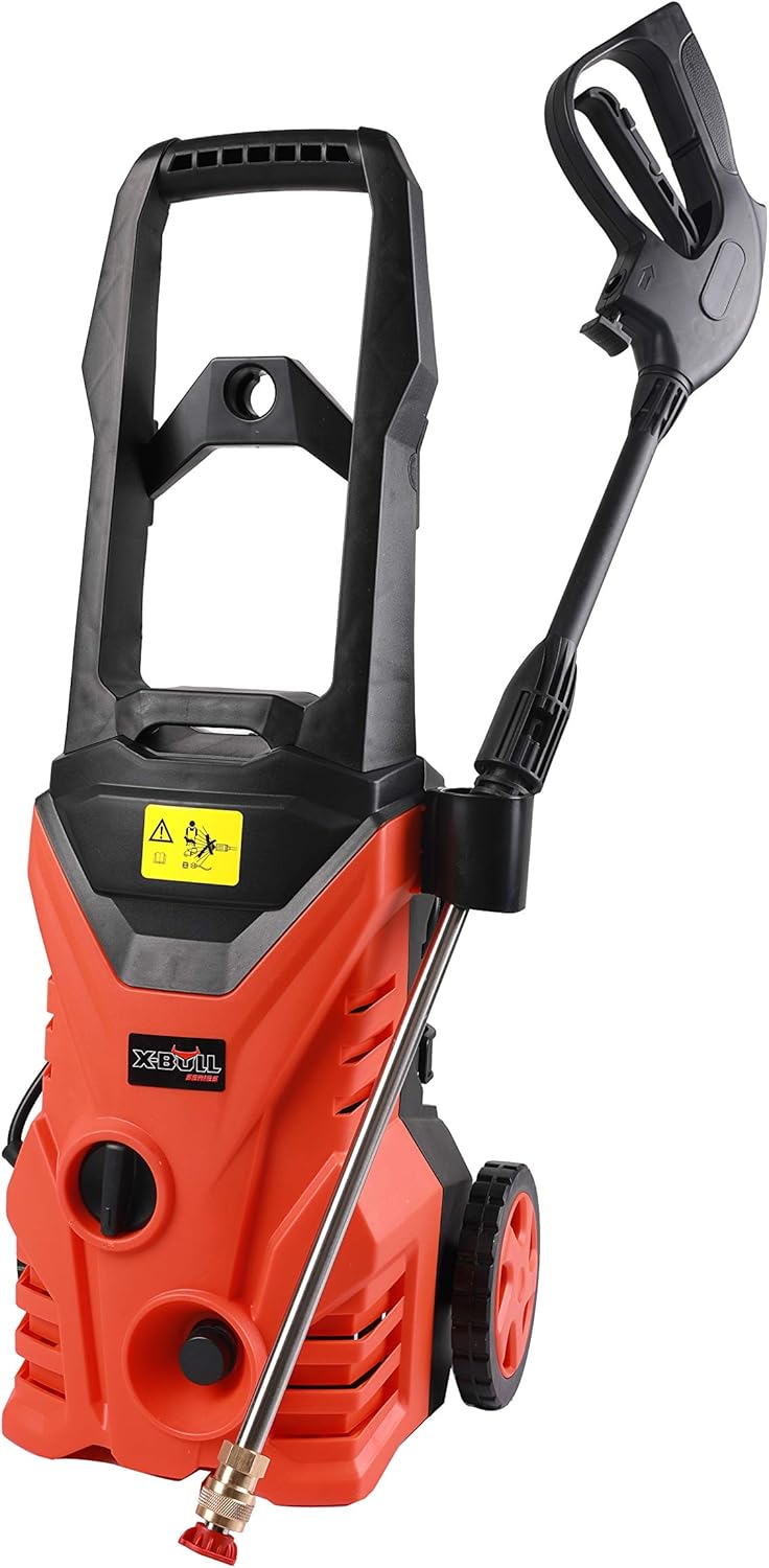 Front view of the X-BULL pressure washer