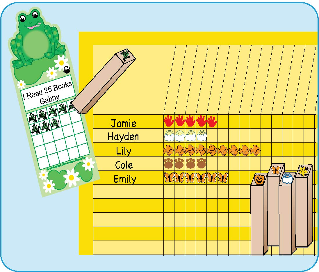 SHAPES ETC. Set of 12 Horizontal Incentive Charts Assorted Colors 28 in W X 22 in H Encouragement Positive Reinforcement Classroom Assignments Goal Tracking Chore Chart Responsibility USA Made